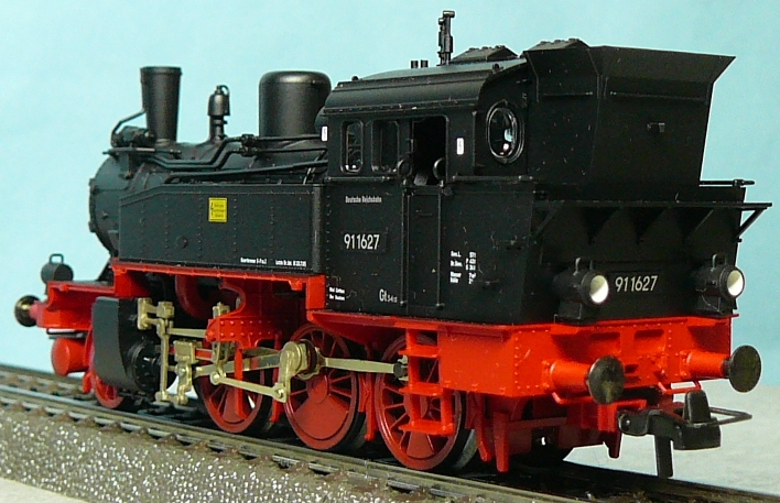 東ドイツ国鉄 DR 客貨両用タンク式蒸気機関車 BR 91.3-18, 20 1627号機 