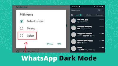 Cara Mengaktifkan Dark Mode Di WhatsApp