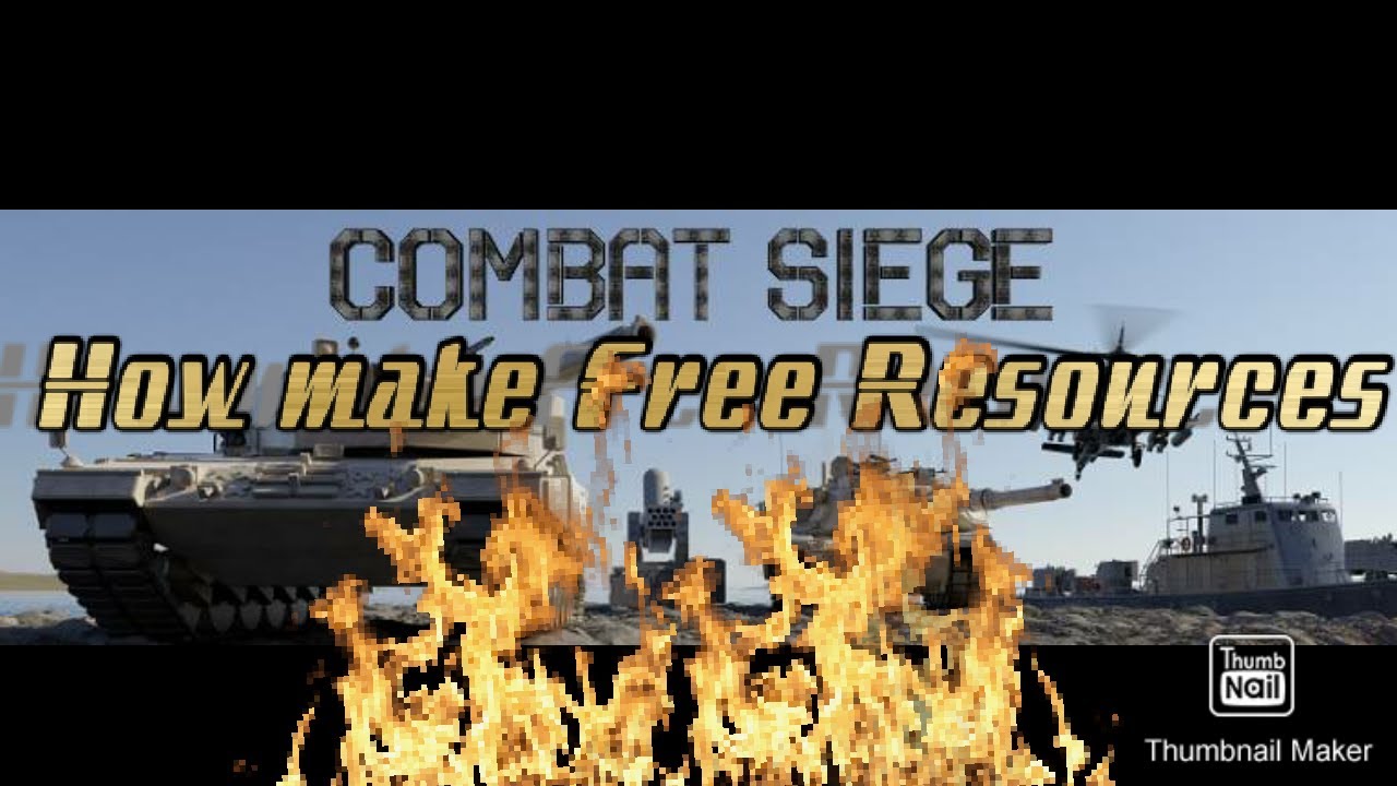 How make Free Resources in Combat Siege game How combat siege hack