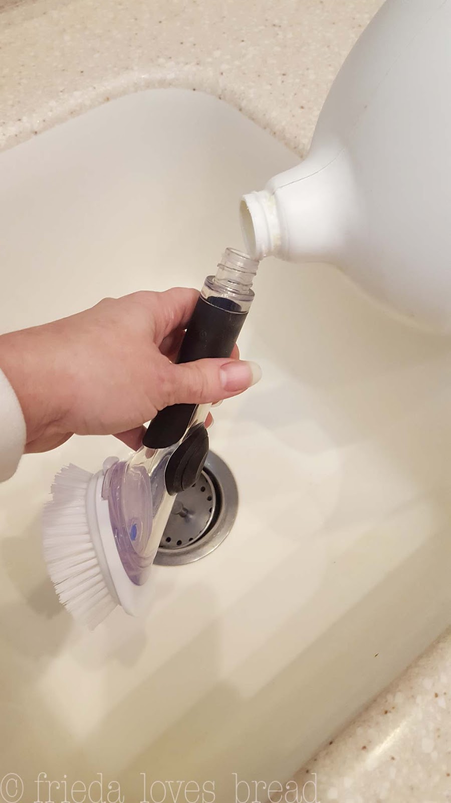 Frieda Loves Bread Cool Kitchen Tool OXO Dish Brush