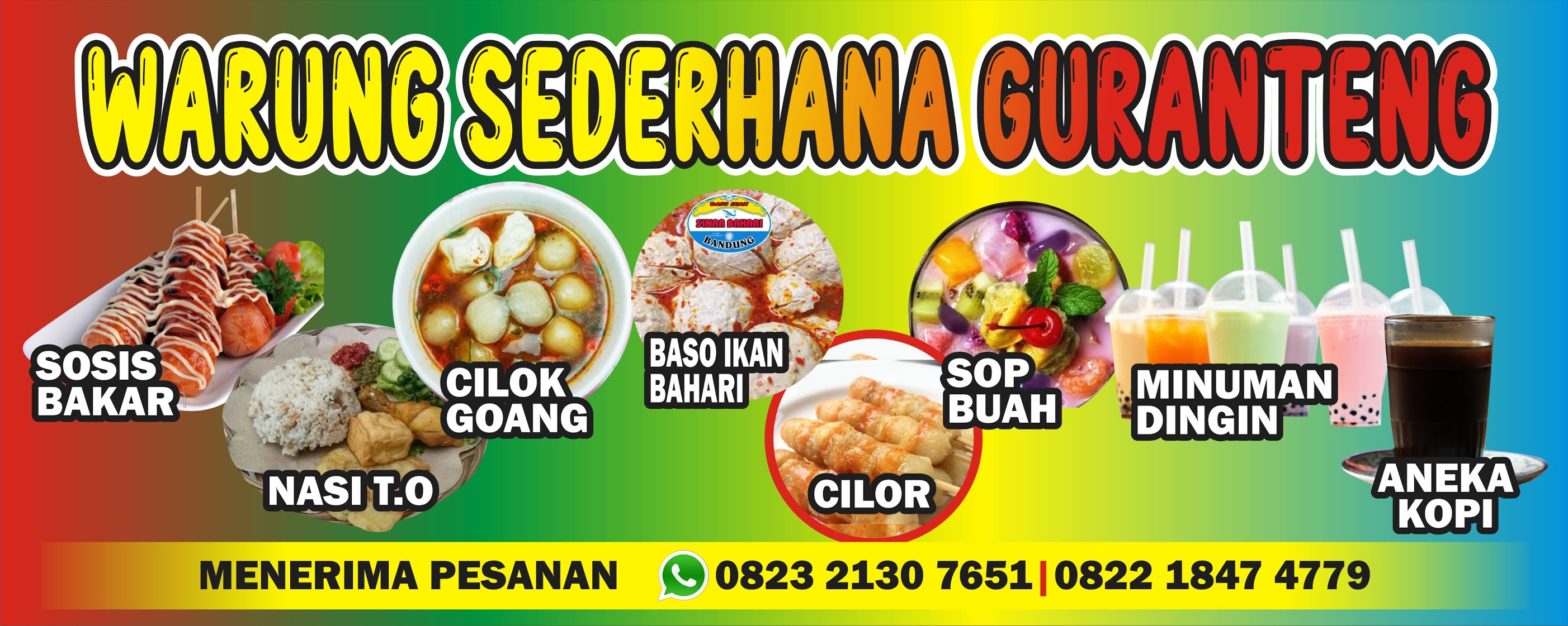 contoh spanduk warung masakan sunda
