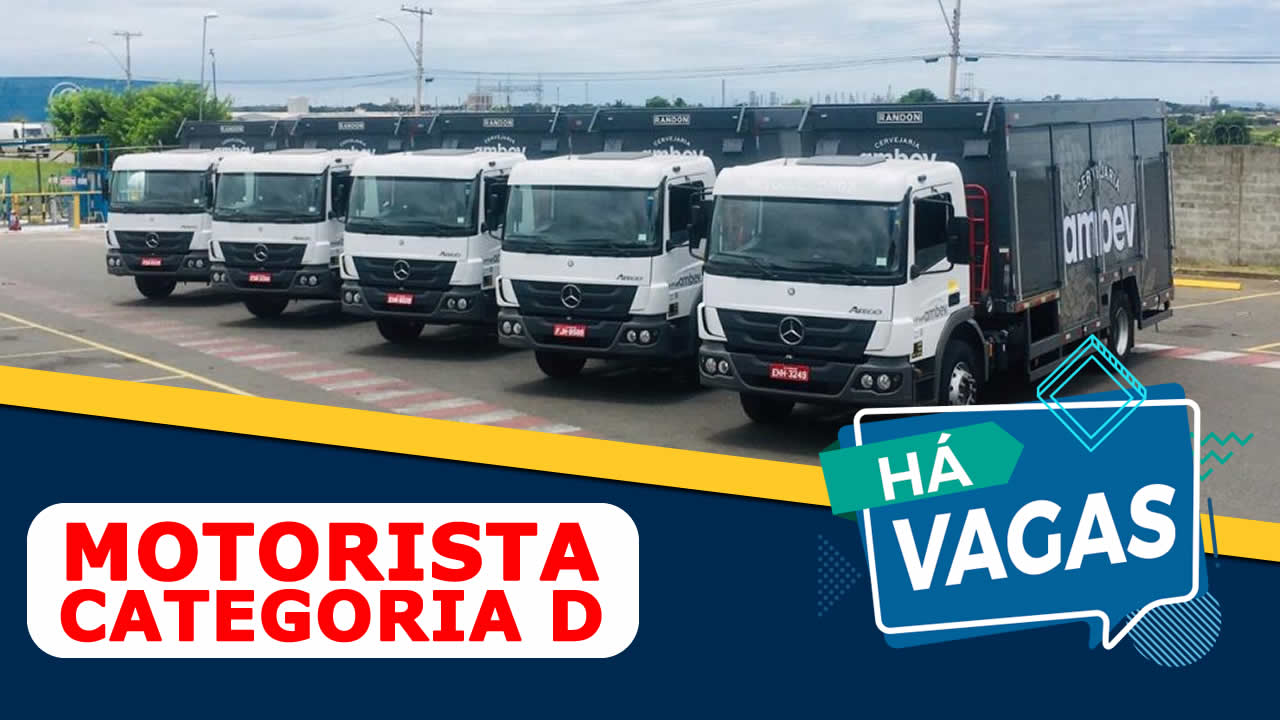 vaga para motorista