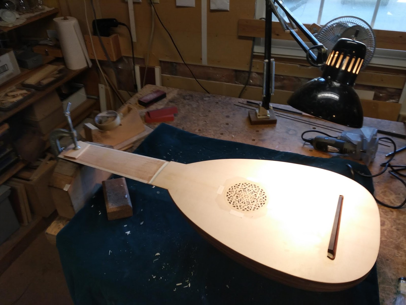 The Lute's Progress, Building a 13 Course Lute, Start to Finish, 14