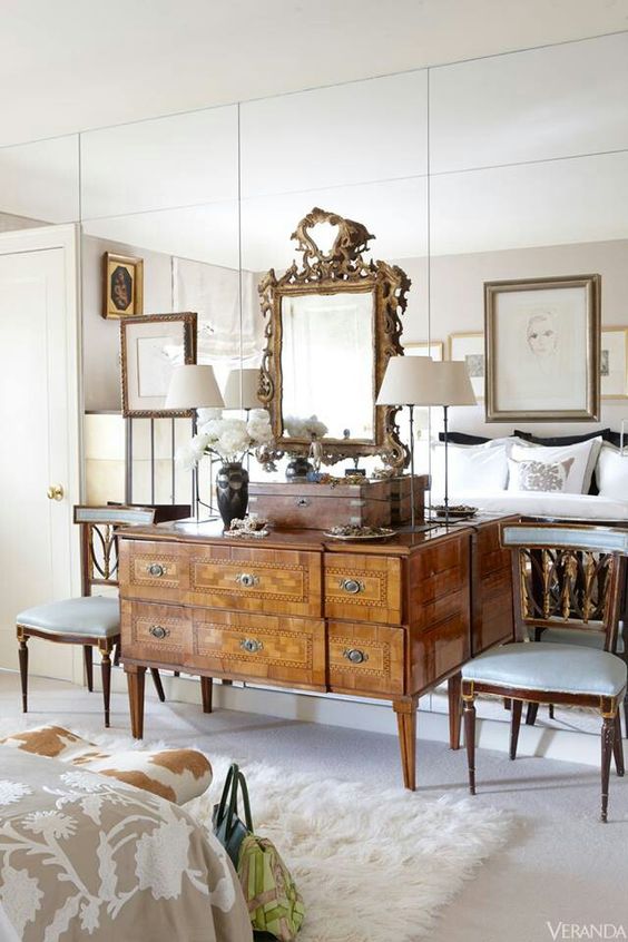 Décor Inspiration: Beautiful Rooms in Wood & Winter White