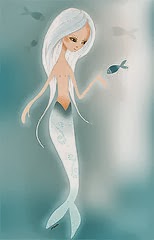 mermaid white