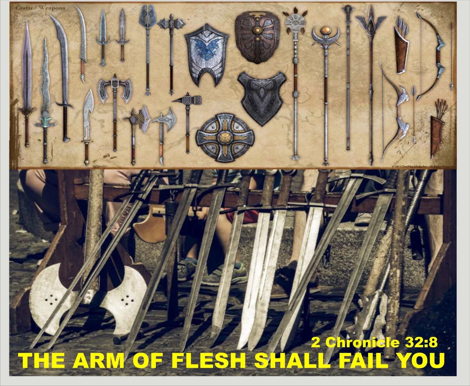 The Arm Of Flesh Shall Fail You
