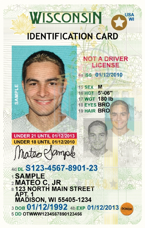 Fake ID Trainers: New Wisconsin Driver License and IDs
