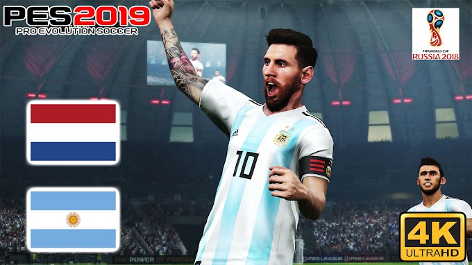PES 2019 | Netherlands vs Argentina | FiFa World Cup | PC GamePlaySSS