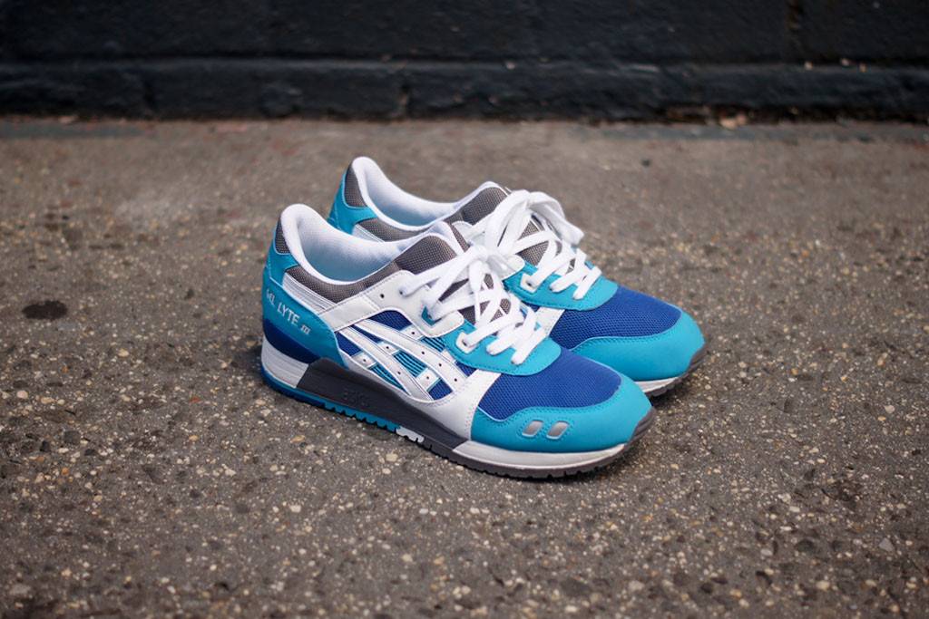 asics gel lyte white teal blue