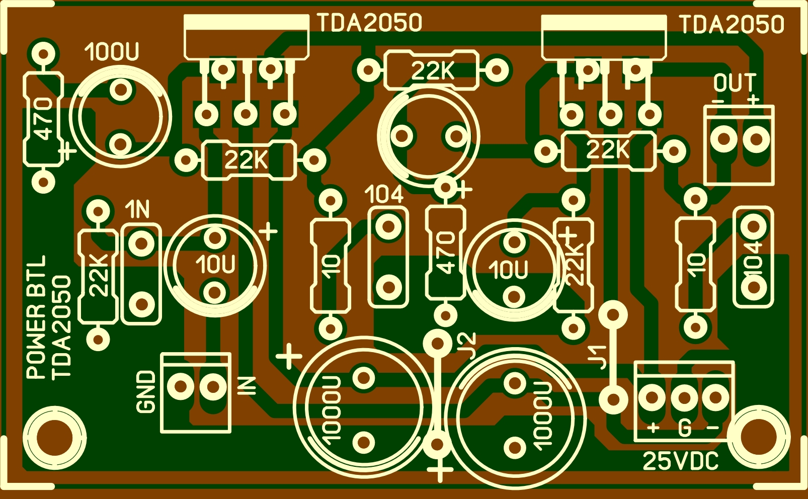 Cara membuat power amplifier btl TDA 2050 – BLOGKAMARKU