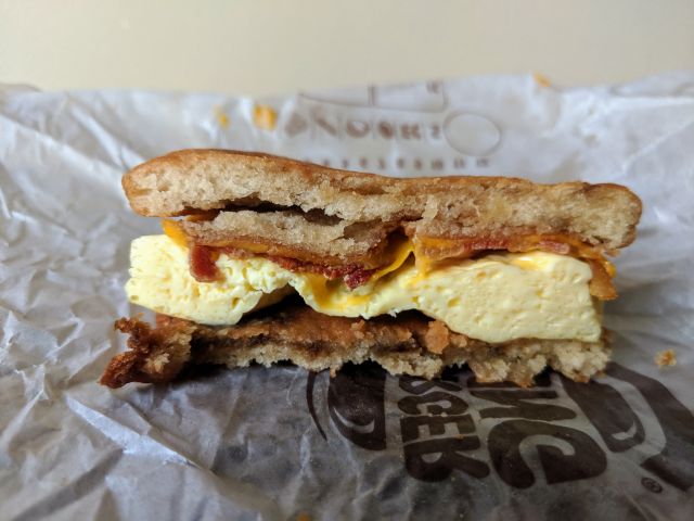 Review: Burger King - Bacon, Egg, and Cheese Maple Waffle Sandwich
