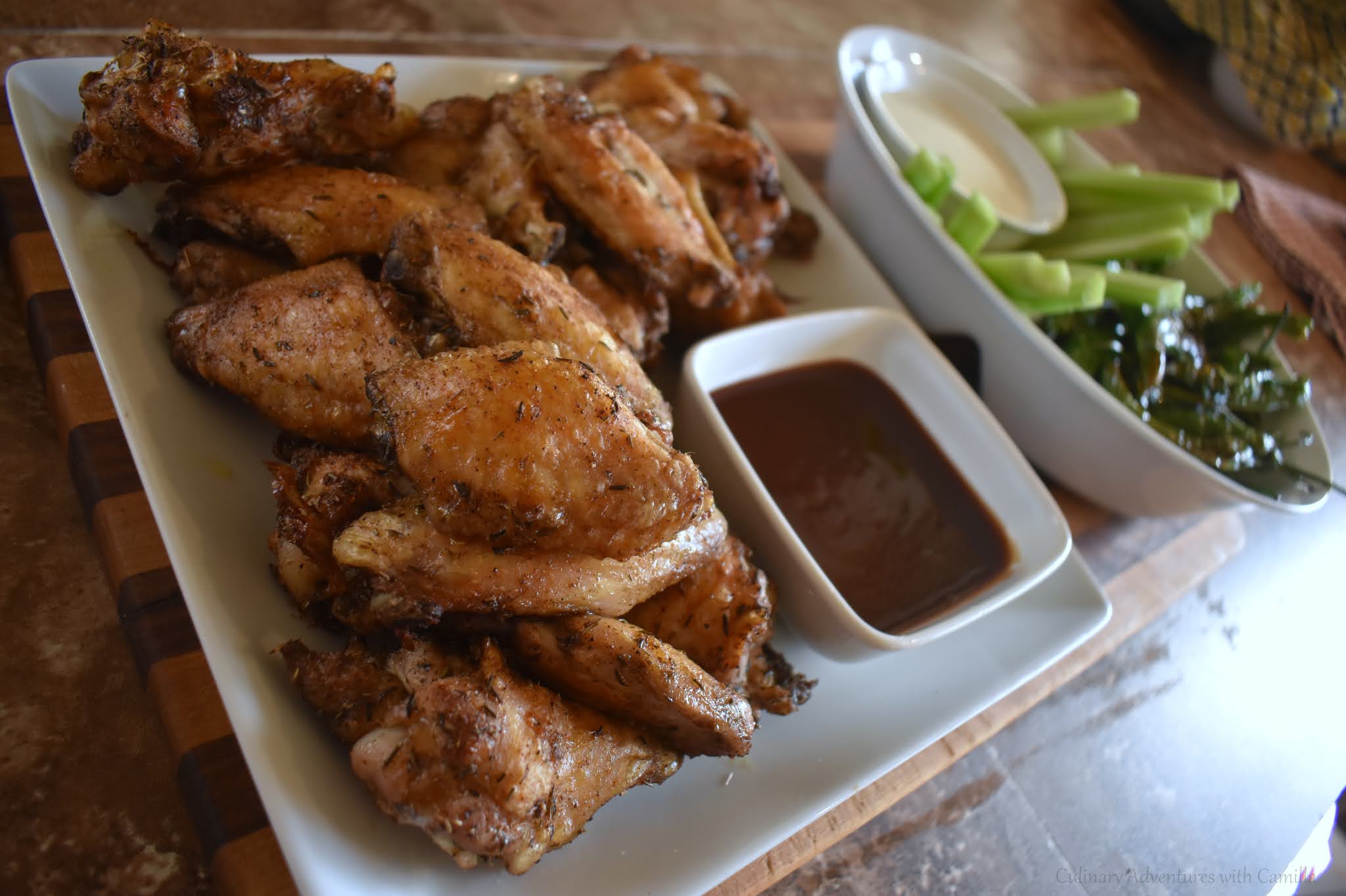 Jamaican Jerk Chicken Wings with Crispy Skins CulinaryCam Sponsored