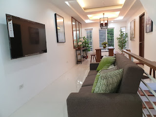 living of townhouse for sale in Quezon City