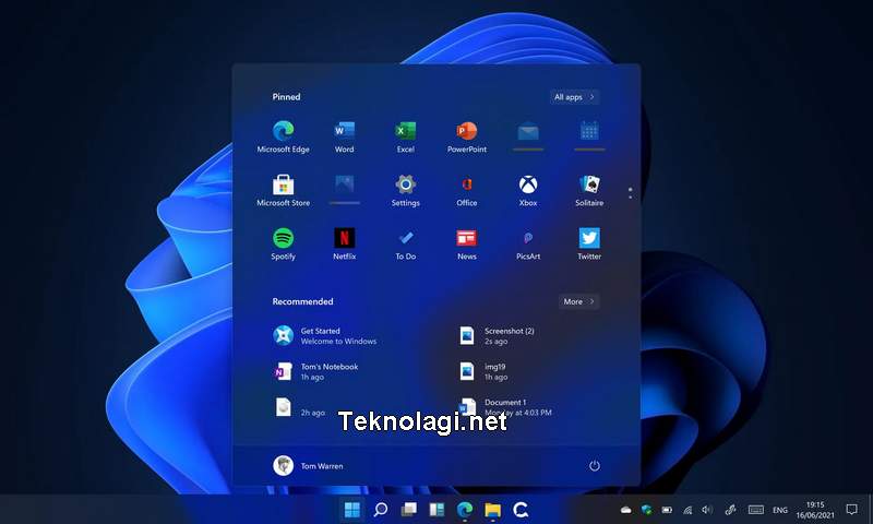 Windows 11 Bisa Mode Gelap dan Tombol Start di Tengah (theverge.com)