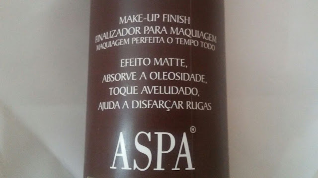 Finalizador para maquiagem Velvet Efeito Matte Aspa Cosméticos Finalizador para maquiagem Velvet Efeito Matte Aspa Cosméticos