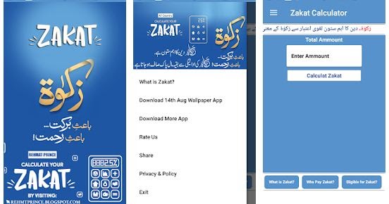 Zakat Calculator App Earning Aia File for Kodular