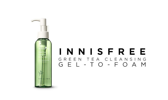 Innisfree Green Tea Cleansing Gel-To-Foam | 9 Best Face Cleanser After Exercise | NeoStopZone