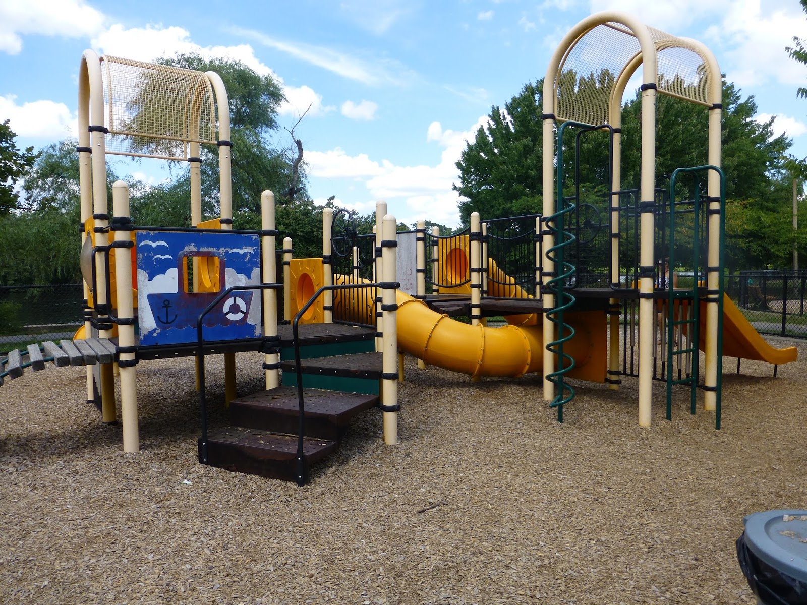 Visiting Brookline Playgrounds Artesani Park & Wading Pool