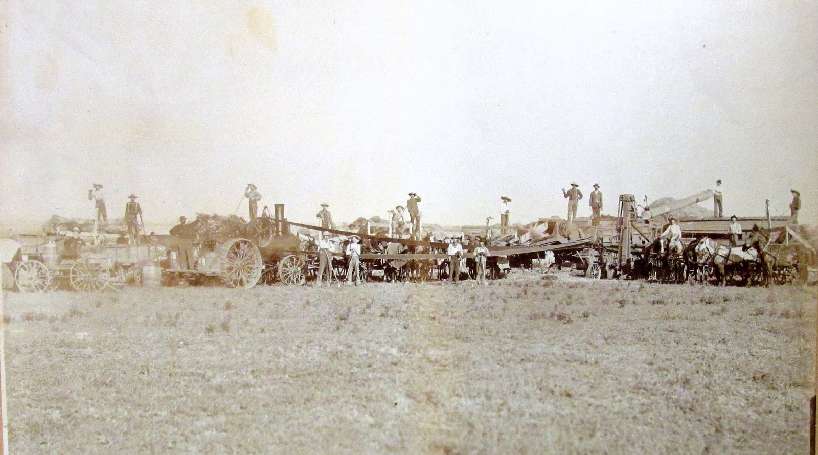 Sutton Nebraska Museum Early County Threshing Crew