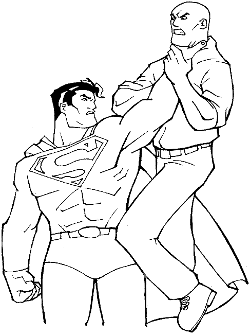 Superman Coloring pages ~ Free Printable Coloring Pages - Cool Coloring