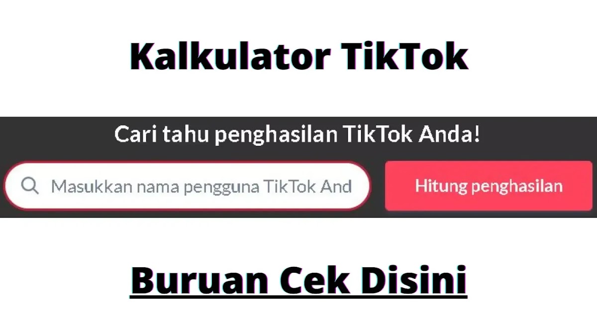 Intip Berapa Gaji Penghasilan Tiktokers Indonesia Gis Infomedia