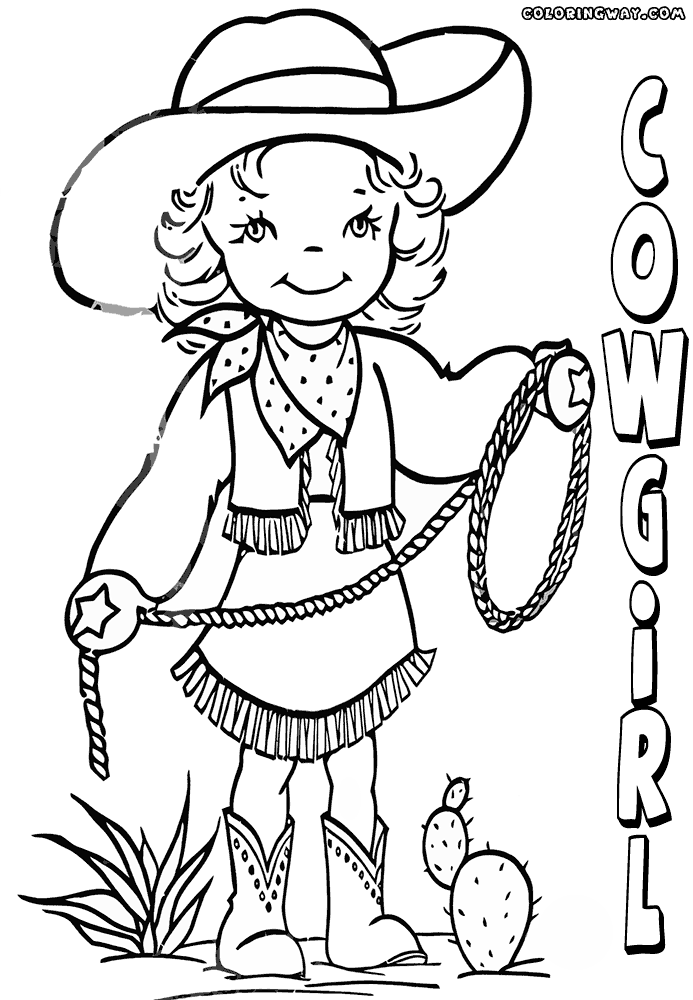 Cowgirl Coloring Pages ~ Coloring Pages