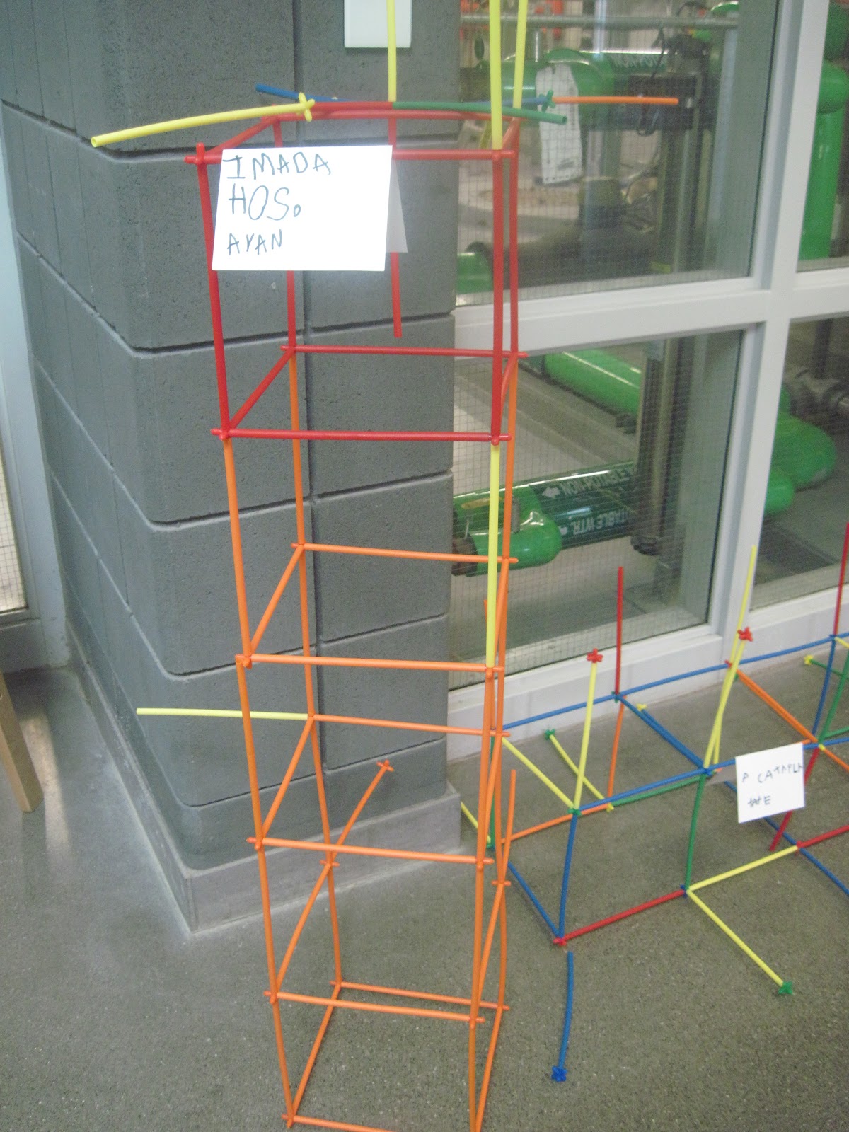 The Wonderful World of Kindergarten Building with Straws and connectors