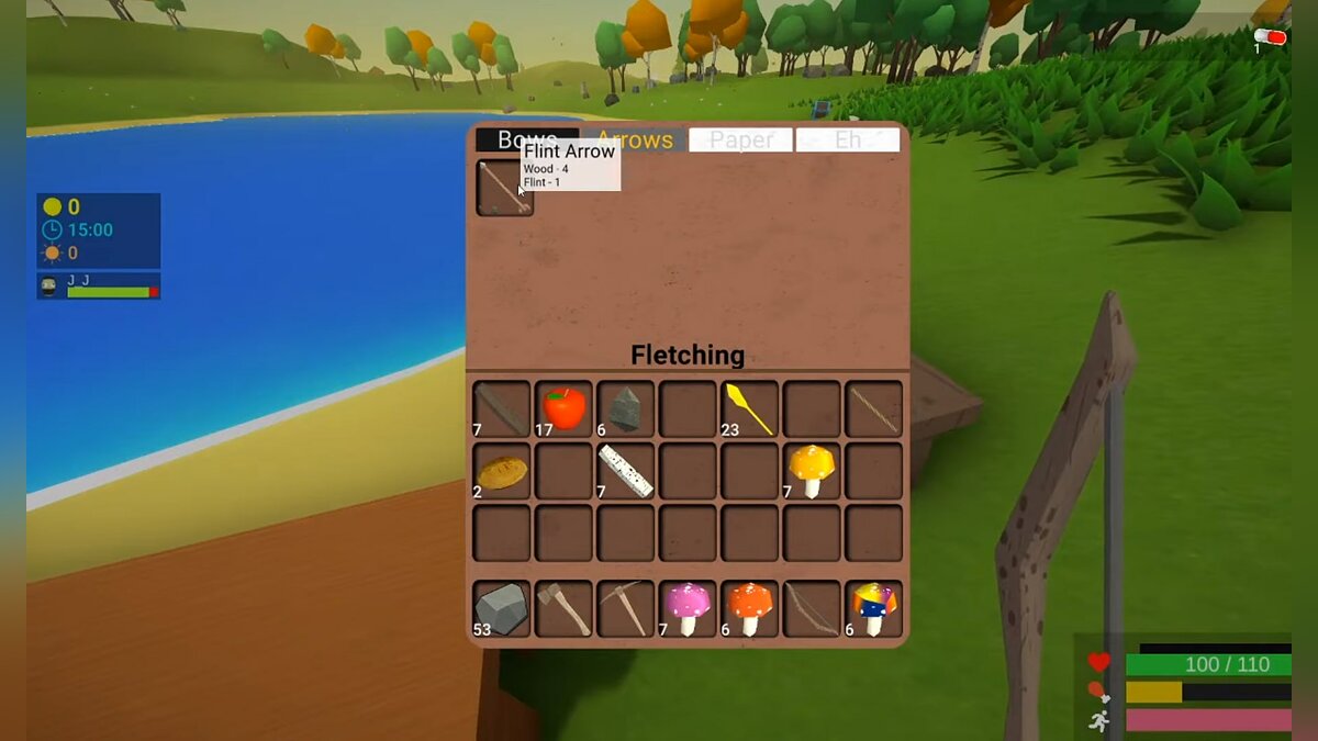 How to make and shoot a bow in Muck. All recipes for bows and arrows in the game