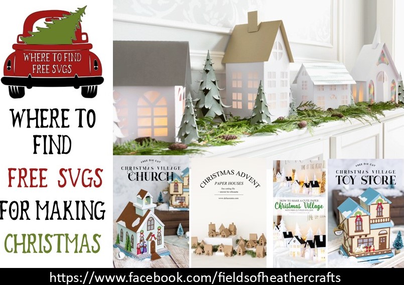 Fields Of Heather: Where To Find Free Christmas Village SVGS
