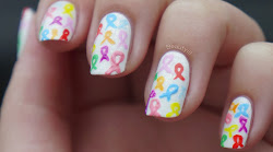 nail awareness ribbon ribbons betekenis