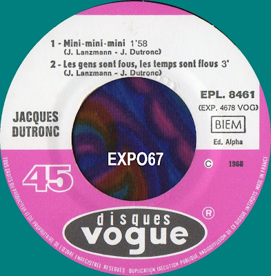 Jacques Dutronc Mini Mini Mini