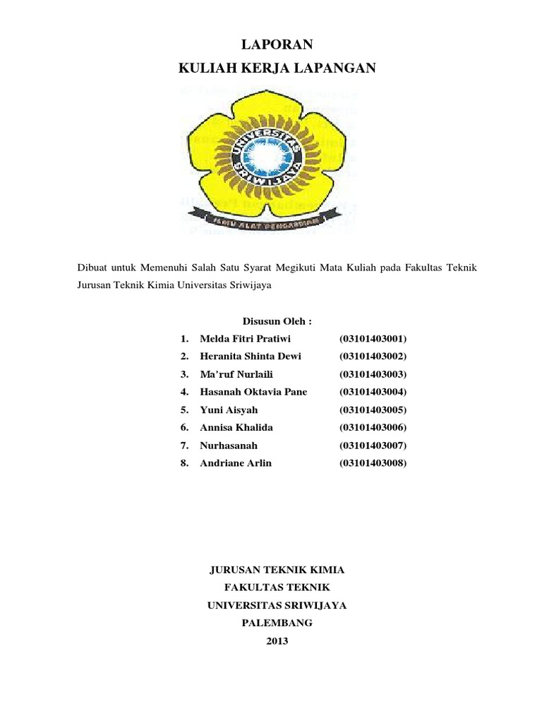 contoh laporan kkl wood scribd indo