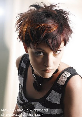 Verschiedene abgehackt Frisuren 2012