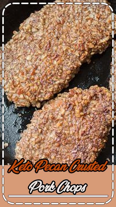 These delicious low carb Keto Pecan Crusted Pork Chops are an easy 30 minute weeknight meal! The perfect keto dinner with under 4 net carbs per chop! #keto #glutenfree