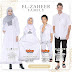 Sarimbit Gamis ZAHREEN dan Koko Zaheer White Series By Clover Clothing n Thaluna Kids