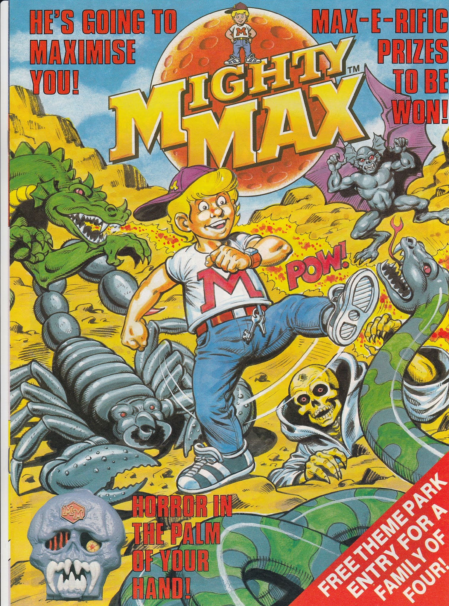 Boys Adventure Comics UPDATED 'Mighty Max' from Marvel UK