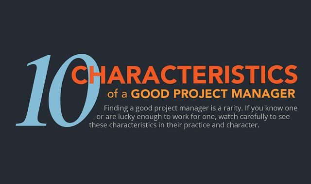 Image: 10 Characteristics of A Good Project Manager #infographic