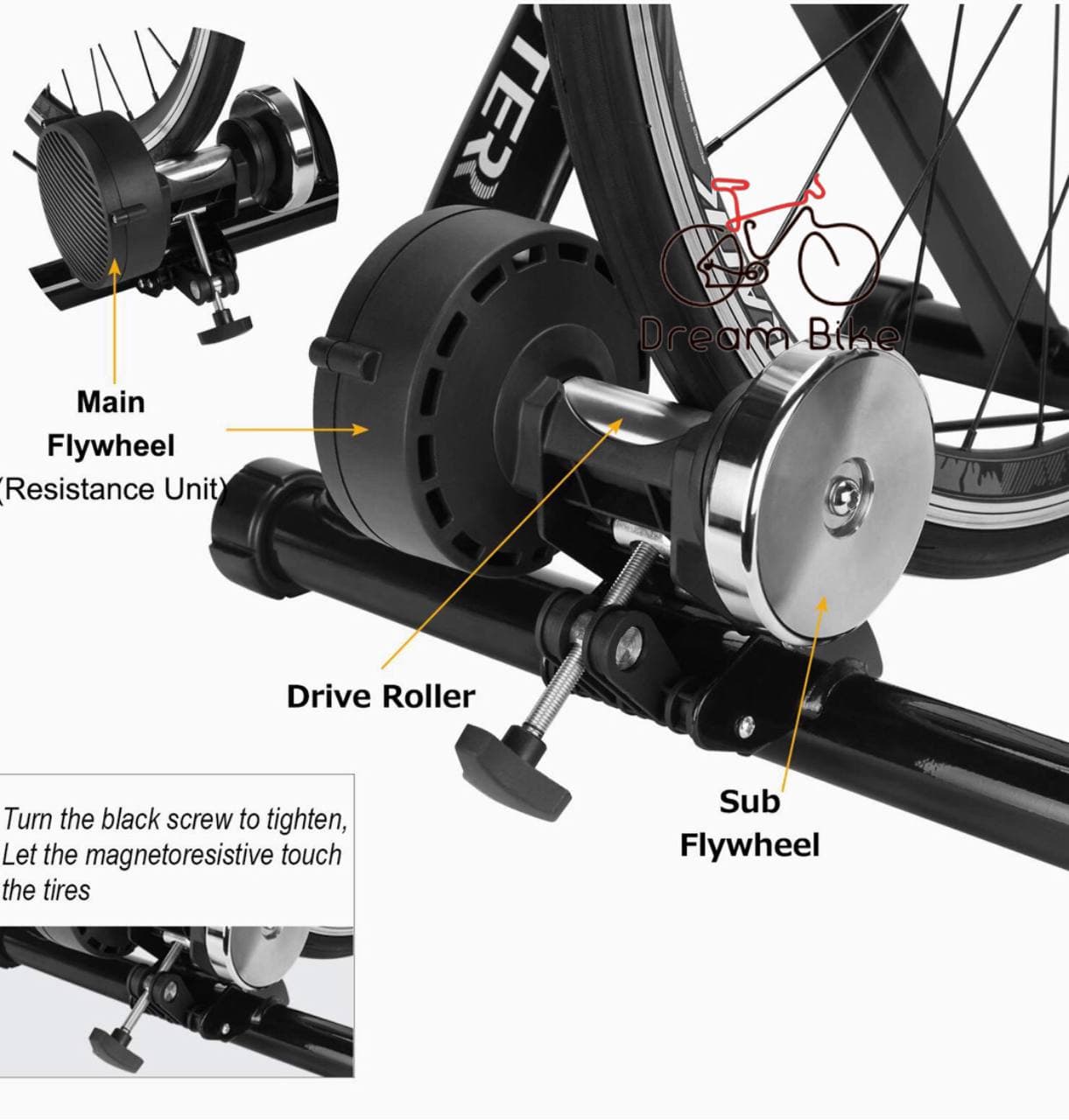 Bicycle Roller Stationary Training Fitness Equipment 85