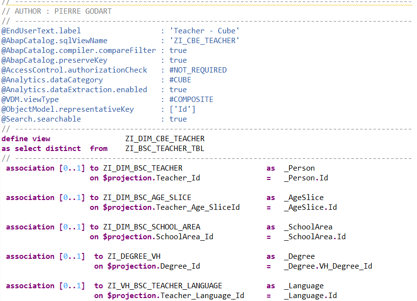 SAP ABAP Central Analytical List Report with Abap CDS on NW7.5