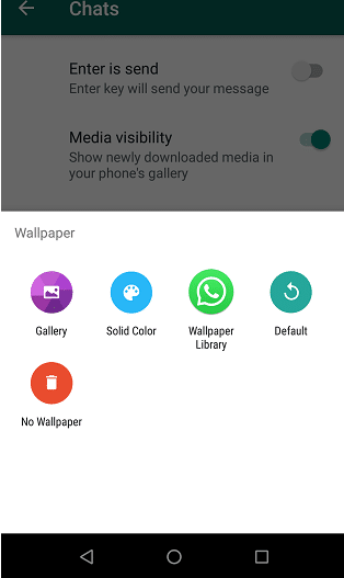 Cara Mengubah Wallpaper C 2hat WhatsApp di Android