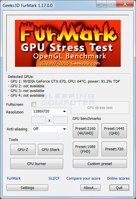 furmark requires an opengl 2.0 compliant graphics controller furmark requires an opengl 2.0 compliant graphics controller