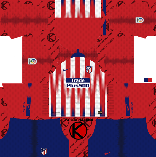 Jane Austen diseño Requisitos Atletico Madrid 2018/19 Kit - Dream League Soccer Kits - Kuchalana