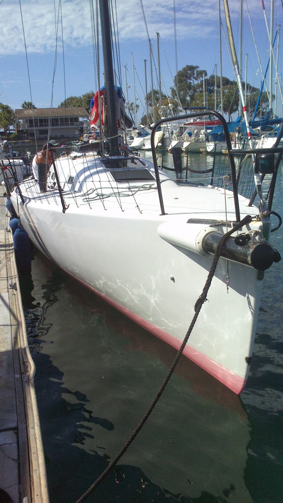 point of sail J125 in Dana Point