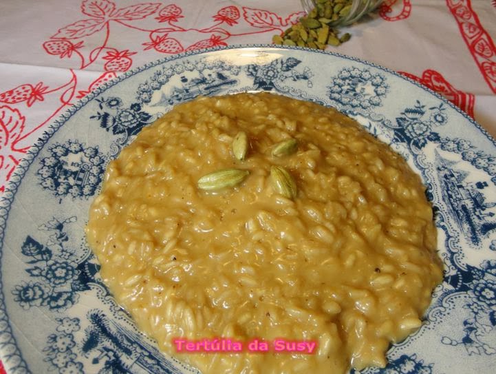 Risotto de café e cardamomo Tertúlia da Susy