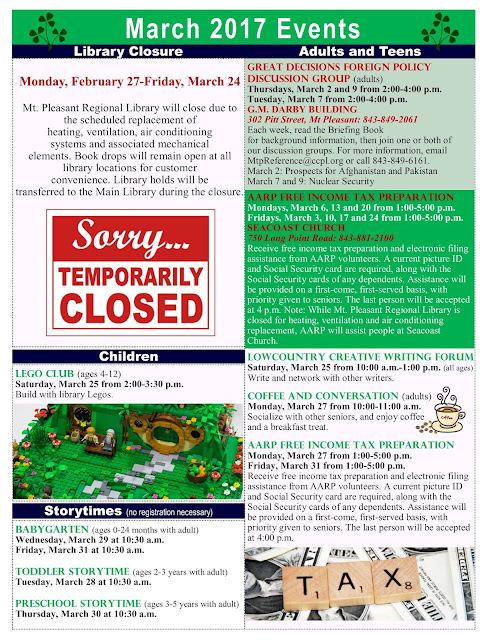 MTP Library Matters MTP March Calendar Of Events MTP Library Matters MTP March Calendar Of Events