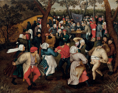 Pieter Brueghel il giovane: Danza nuziale all'aperto