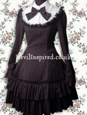 Black Gothic Classic Lolita Dress