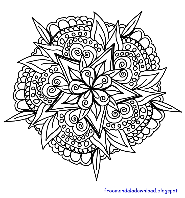 Drawing Mandala Design ~ Free Mandala