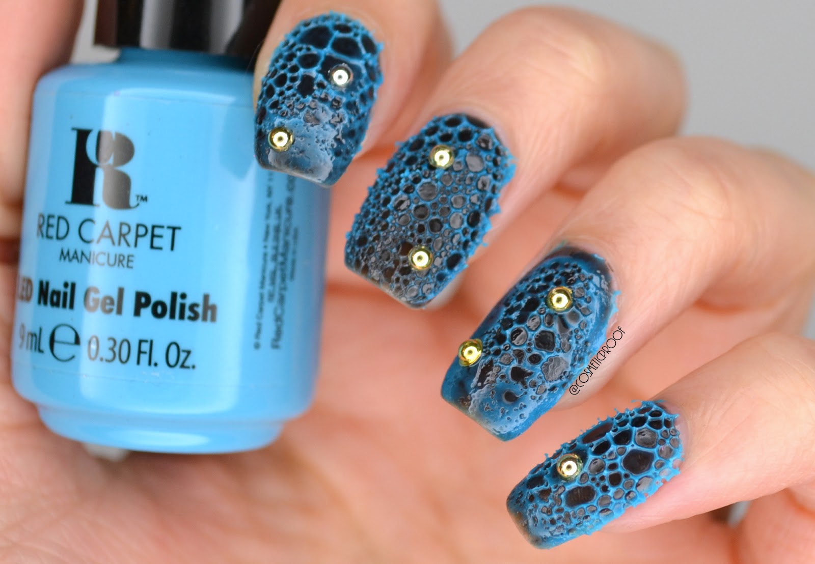 NAILS Bubble Nails Made with Actual Bubbles! CBBxManiMonday