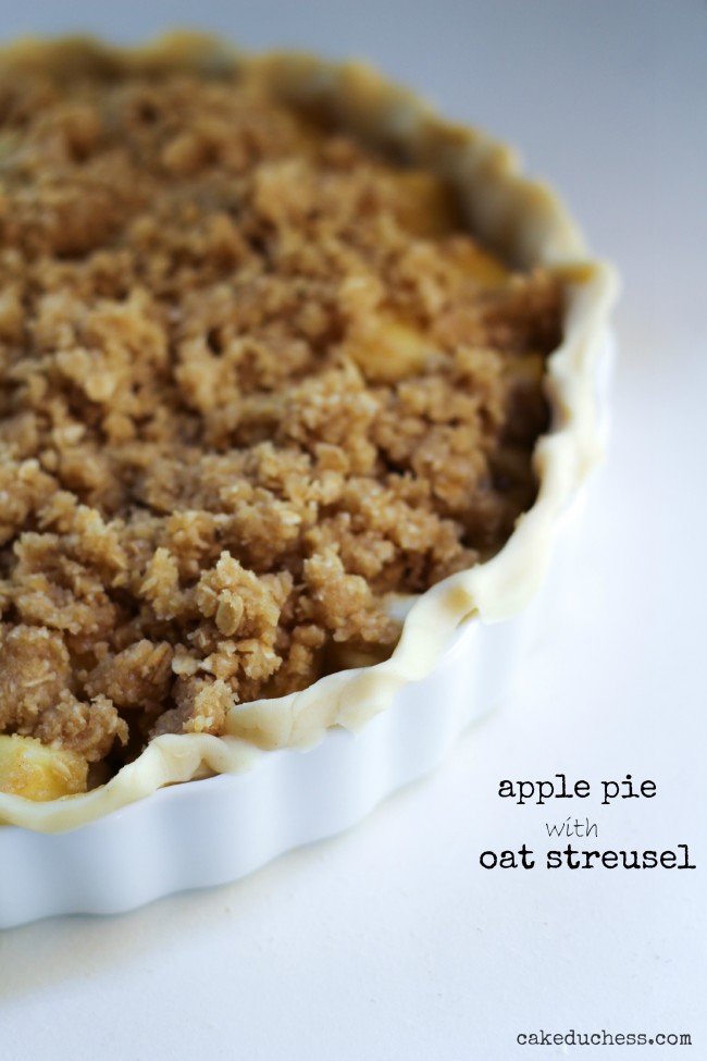 Apple Pie with Oat Streusel Savoring Italy